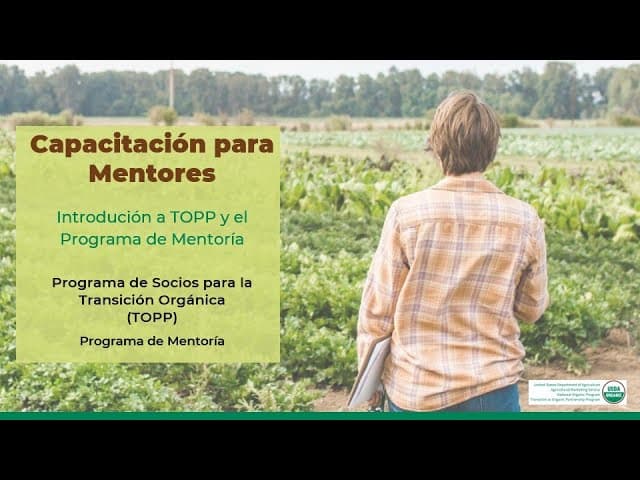 1. Capacitación de mentores de TOPP: Introducción a TOPP y al programa de tutoría
