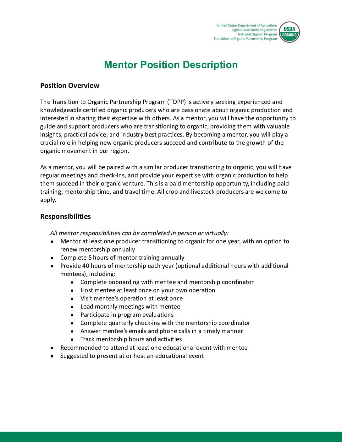 How We Support Mentors